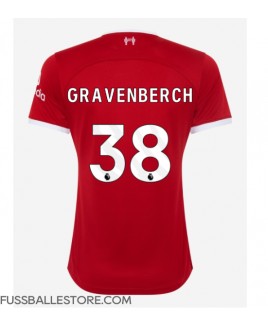 Günstige Liverpool Ryan Gravenberch #38 Heimtrikot Damen 2023-24 Kurzarm
